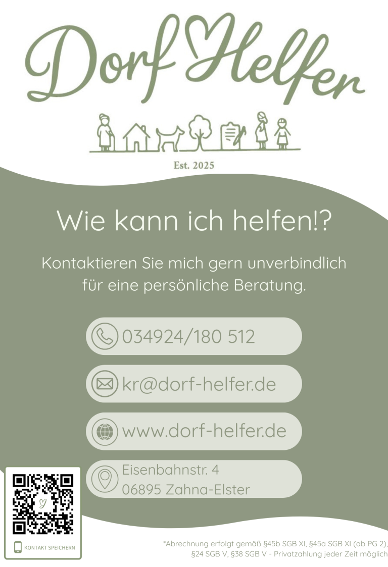 Wie kann ich helfen? Information zur Unterstützung im Dorf mit Kontaktmöglichkeiten und.